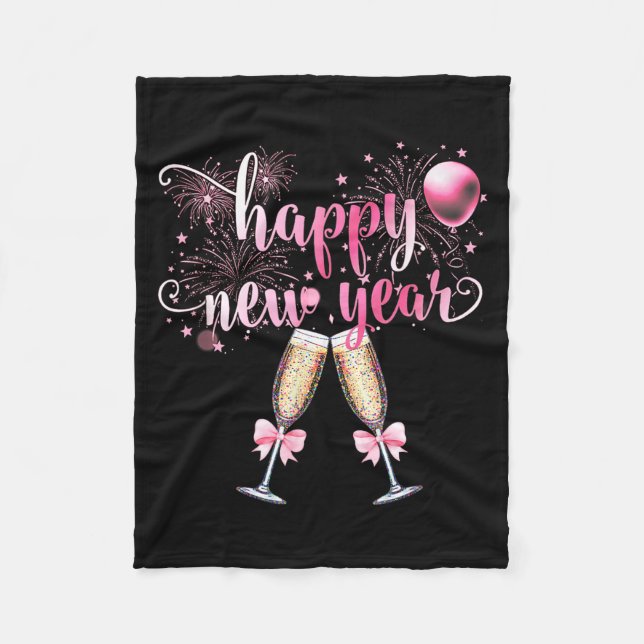 Happy New Year 2026, Cute Funny Gift Men, Women  Fleece Blanket (Front)