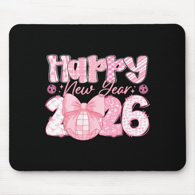 Happy New Year 2026 Eve Party Family Matching Men  Mouse Pad (Front)