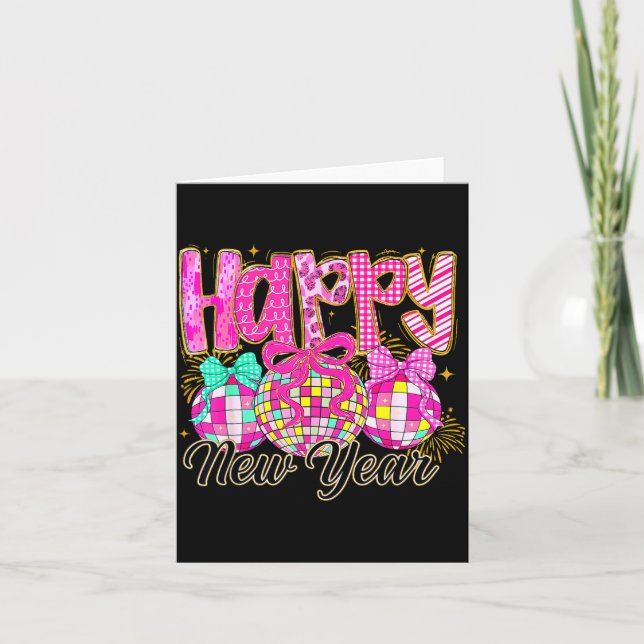 Happy New Year 2026 Family Celebration New Years E Card (Front)