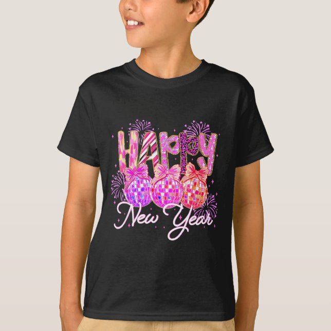 Happy New Year 2026 Family Celebration New Years E T-Shirt (Front)