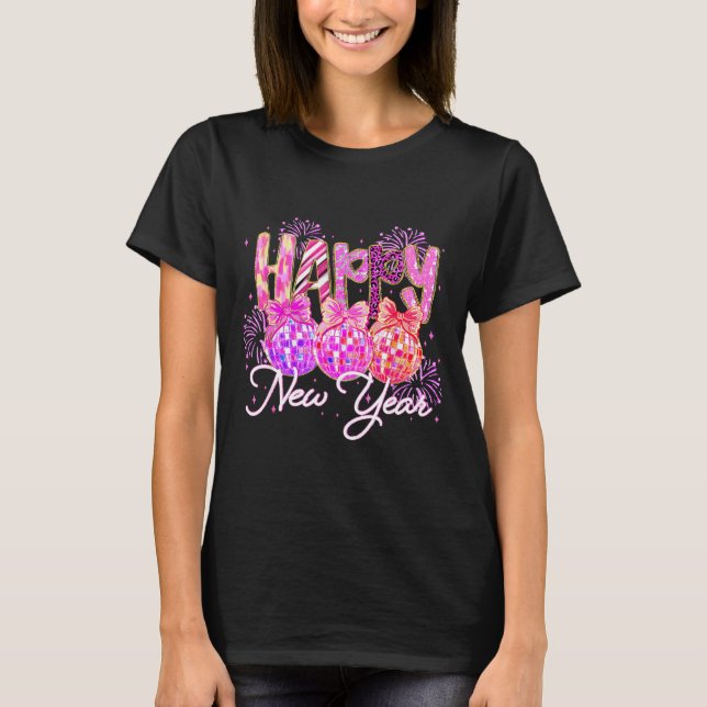 Happy New Year 2026 Family Celebration New Years E T-Shirt (Front)