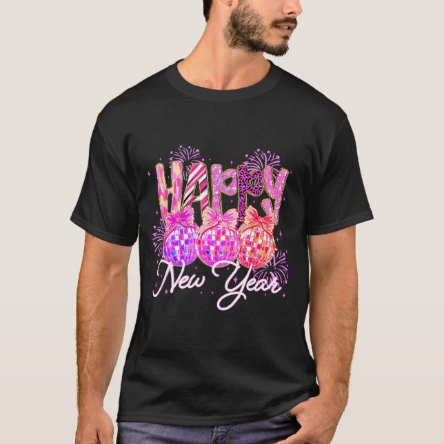 Happy New Year 2026 Family Celebration New Years E T-Shirt (Front)