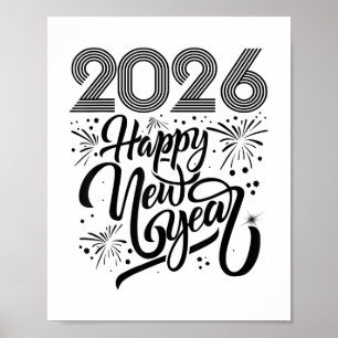 Happy New Year 2026 Fireworks _1 Poster