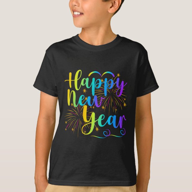 Happy New Year 2026 Funny Family Friend New Year E T-Shirt (Front)