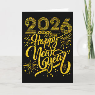 Happy New Year 2026 Funny New Years Eve Party Men Card