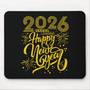 Happy New Year 2026 Funny New Years Eve Party Men  Mouse Pad