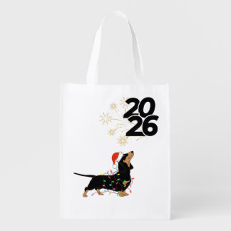 Happy New Year 2026 Grocery Bag