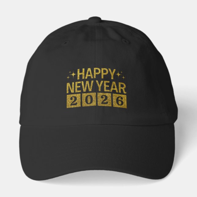 Happy New Year 2026 Hat (Front)