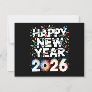 Happy New Year 2026 Holiday Card