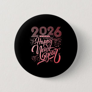 Happy New Year 2026 Loading Fireworks Party  Button