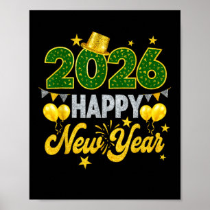Happy New Year 2026 Matching Family  Poster