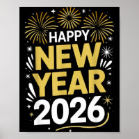 Happy New Year 2026 - New Year's Eve 2026