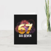 New Year 67 Six Seven Countdown New Year 2026 2027 Card | Zazzle