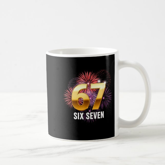 Happy New Year 2026 New Year's Eve Party 67 Six Se Coffee Mug (Right)