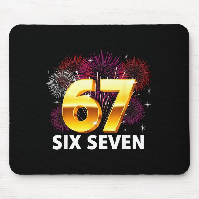Happy New Year 2026 New Year's Eve Party 67 Six Se Mouse Pad (Front)