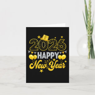 Happy New Year 2026 New Years Eve Party  Card