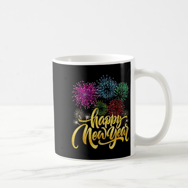 Happy New Year 2026 New Years Eve Party Countdown  Coffee Mug (Right)