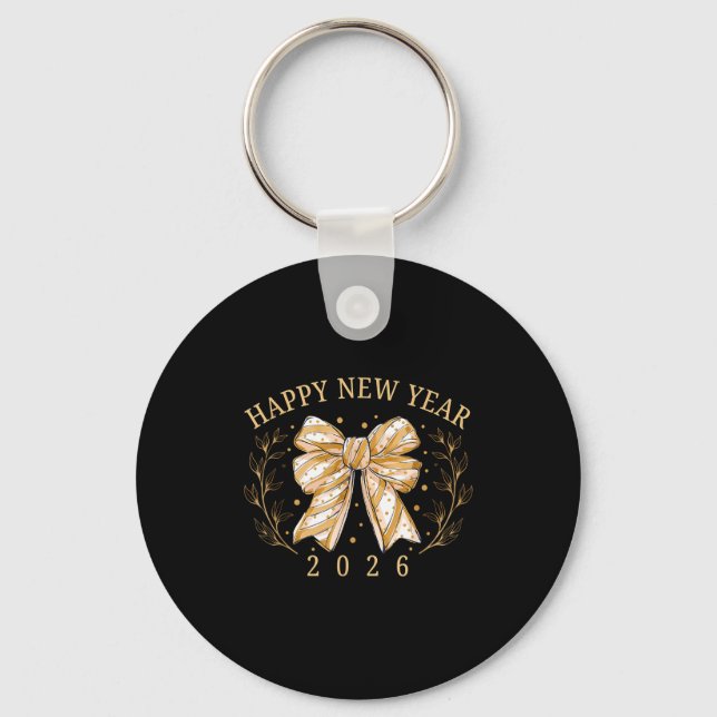 Happy New Year 2026 New Years Eve Party Countdown  Keychain (Front)