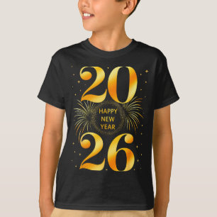 Happy New Year 2026 New Year's Eve Party Countdown T-Shirt