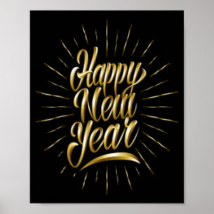 Happy New Year 2026 New Years Eve Poster