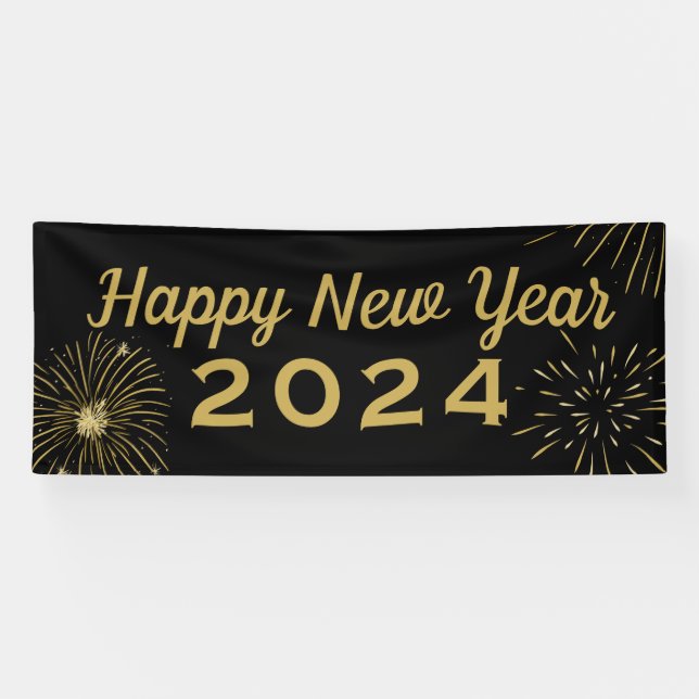 Happy New Year 2026 Party Banner (Horizontal)