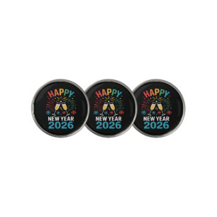 Happy New Year 2026 Party Funny New Years Eve 2026 Golf Ball Marker