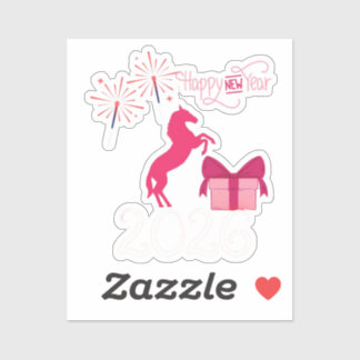 happy new year 2026 sticker