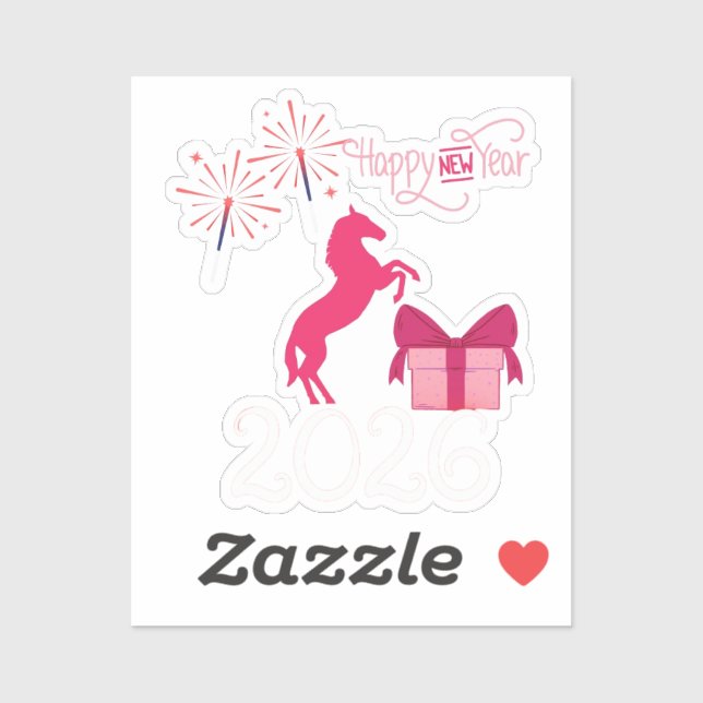 happy new year 2026 sticker (Sheet)