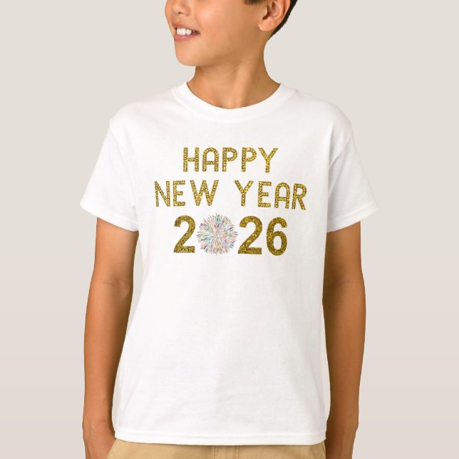 Happy New Year 2026 T-Shirt (Front)