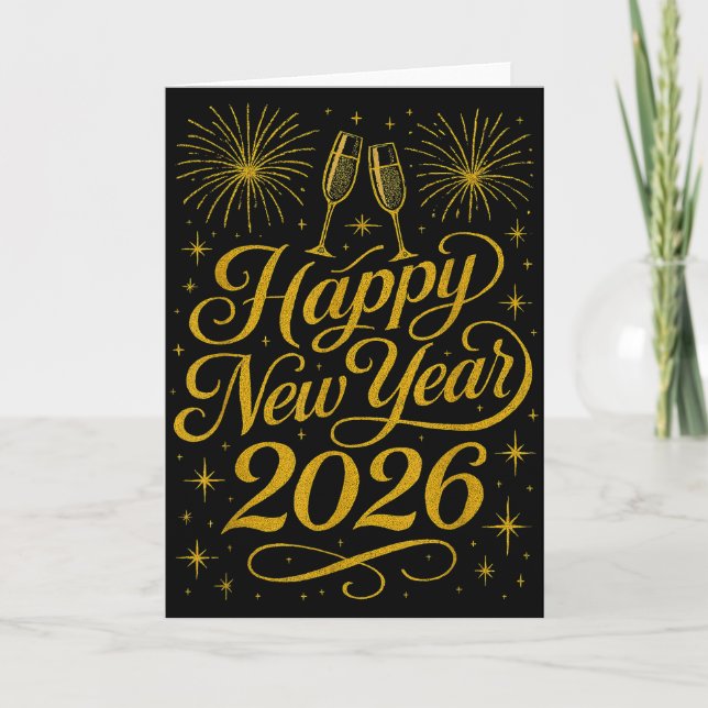 Happy New Year 2026 Womens New Years Eve Party  Card (Front)
