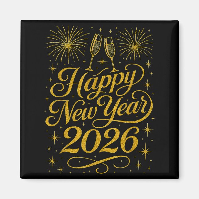 Happy New Year 2026 Womens New Years Eve Party  Magnet (Front)