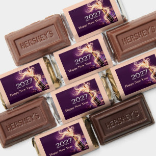 Happy New Year 2027 Celebration Hershey's Miniatures