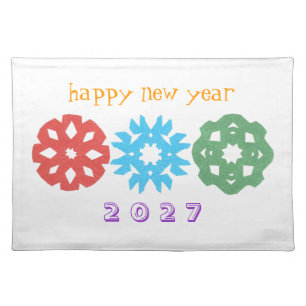 Happy New Year 2027 Placemat