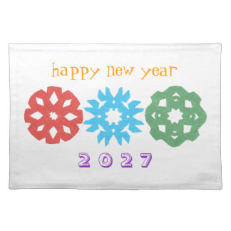 Happy New Year 2027 Placemat