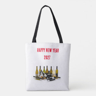 Happy New Year 2027 Tote Bag