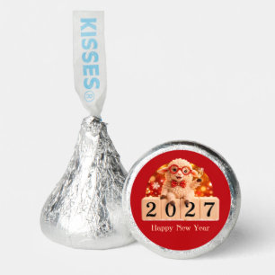 Happy New Year 2027 Year of the Goat Sheep Hershey®'s Kisses®