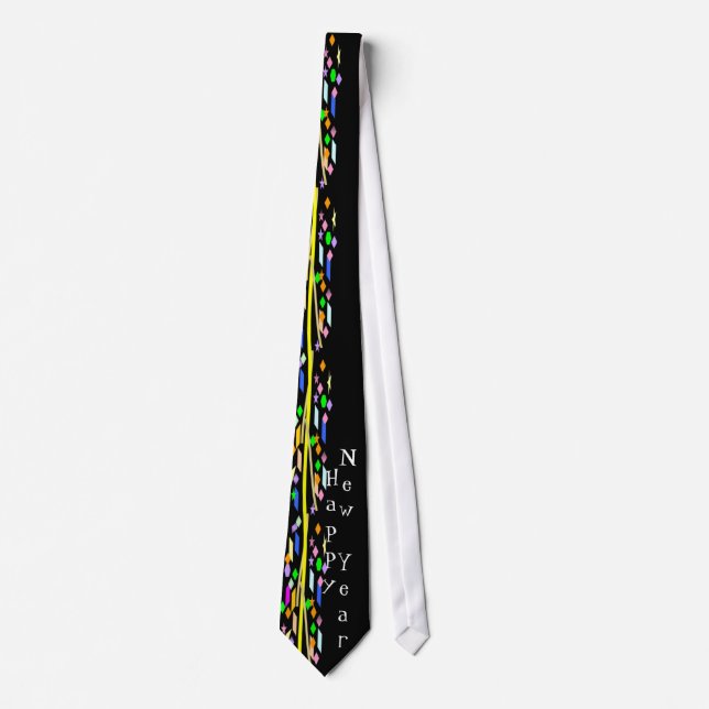 Happy New Year! 4 Neck Tie (Front)