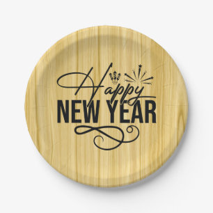 Happy New Year-83852 Paper Plates