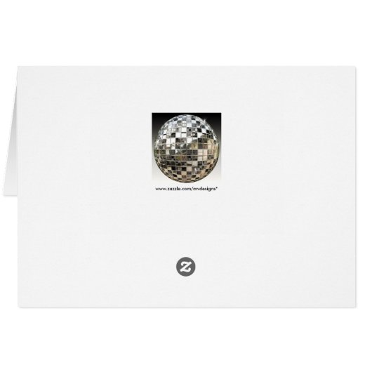 Happy New Year Add Any Year Greeting Cards (Back Horizontal)
