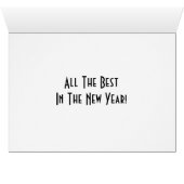 Happy New Year Add Any Year Greeting Cards (Inside Horizontal (Bottom))