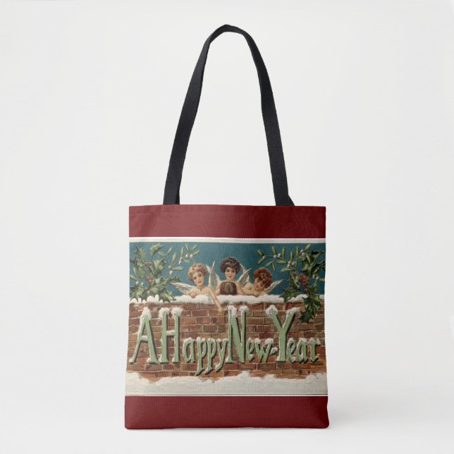 Happy New Year Angels Tote (Front)