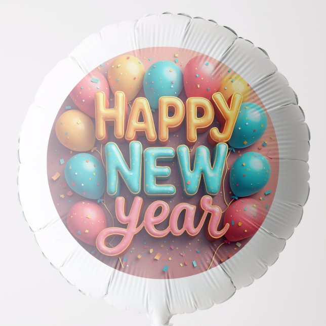 Happy New Year Balloon (Front)