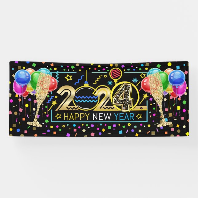 Happy New Year Banner (Horizontal)