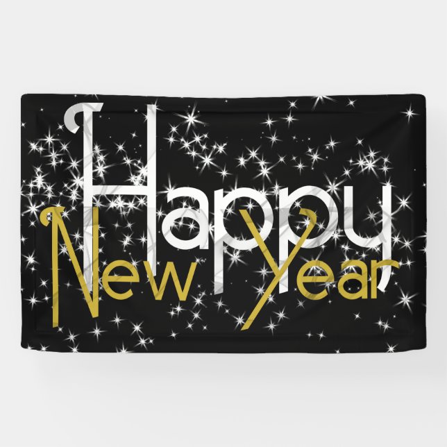 Happy New Year  Banner (Horizontal)