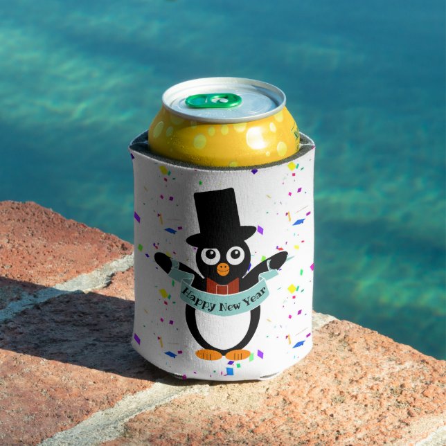 Happy New Year Banner Can Cooler (In Situ Pool)