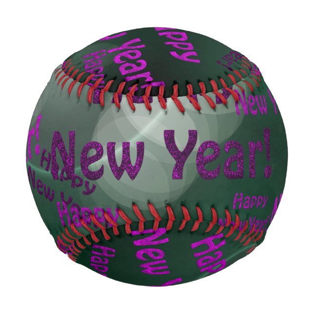 happy new year baseball (Back)