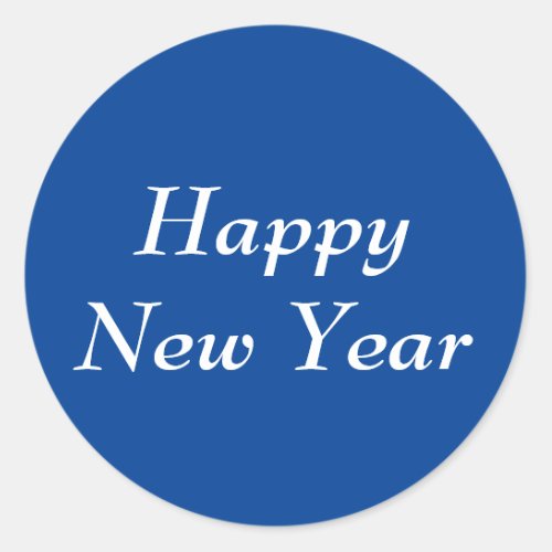 Happy New Year Bernhard Blue Sticker by Janz