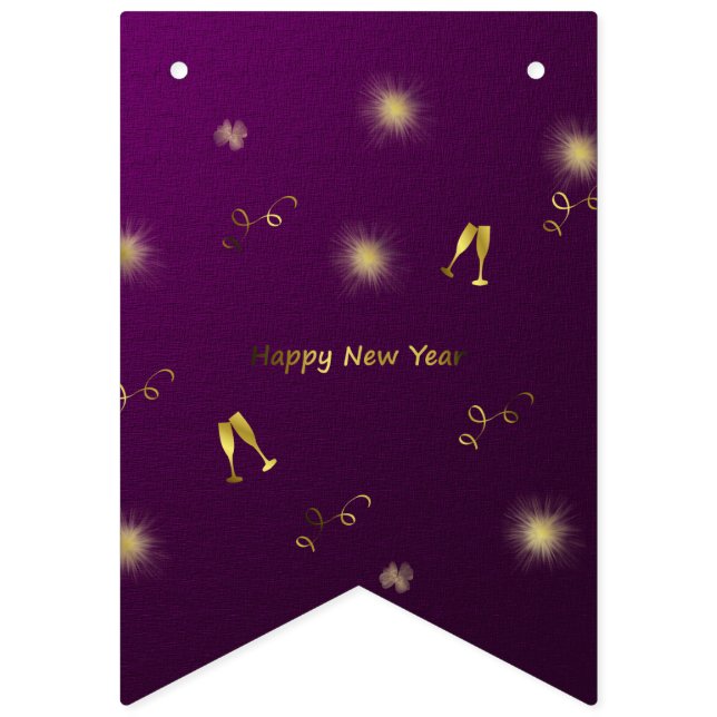 happy new year bunting flags (Sixteenth Flag)