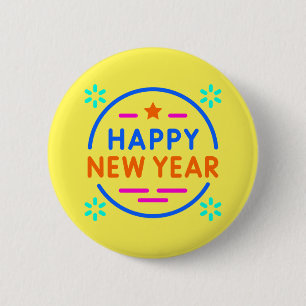 "Happy New Year" Button