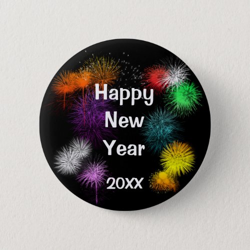 Happy New Year Button